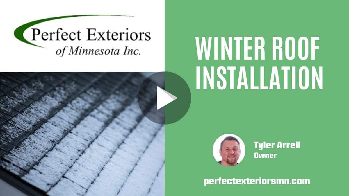 winter roof installation