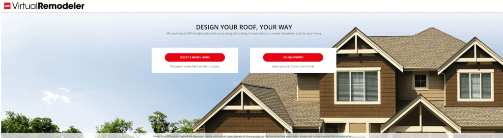 GAF Virtual Home Remodeler